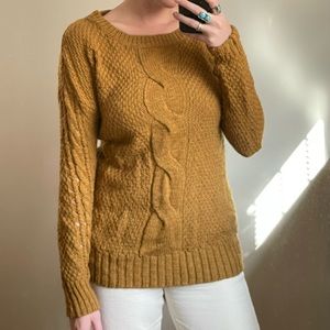Urban Outfitters •mustard knit sweater
